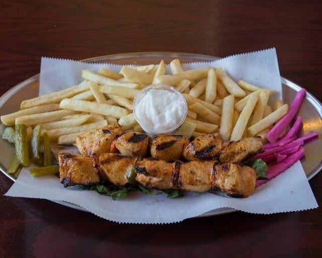 Chicken Kabob Skewer.